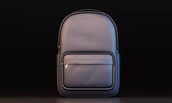 create 3d bag modeling, backpack design and handbag rendering