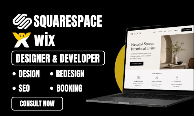 custom wix site edit squarespace wix expert squarespace site
