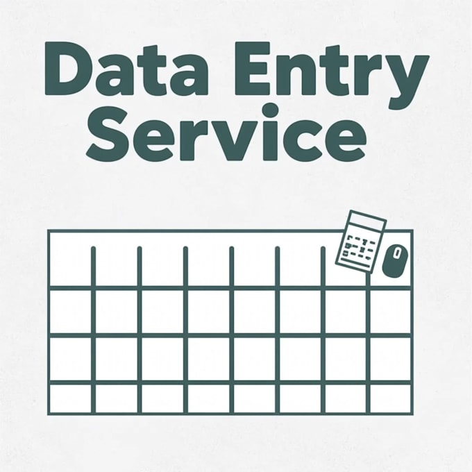 accurate manual data entry and typing work