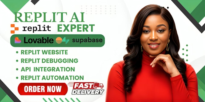 build replit ai web app, supabase integration, bug fixes and API deployment