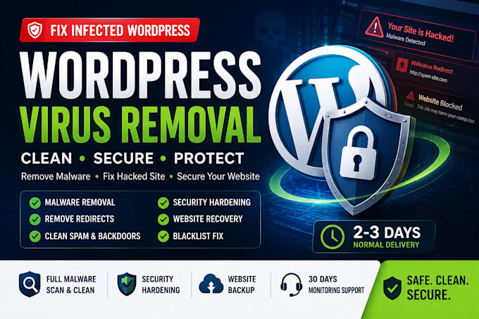 remove malware,virus wordpress website