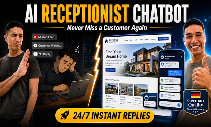 build a lead capture ai receptionist chatbot for your website and telegram