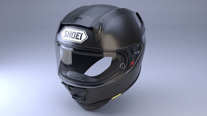 create realistic 3d helmet animation product render and 3d modeling