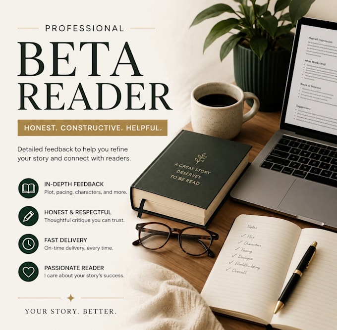 read your book and provide feddback
