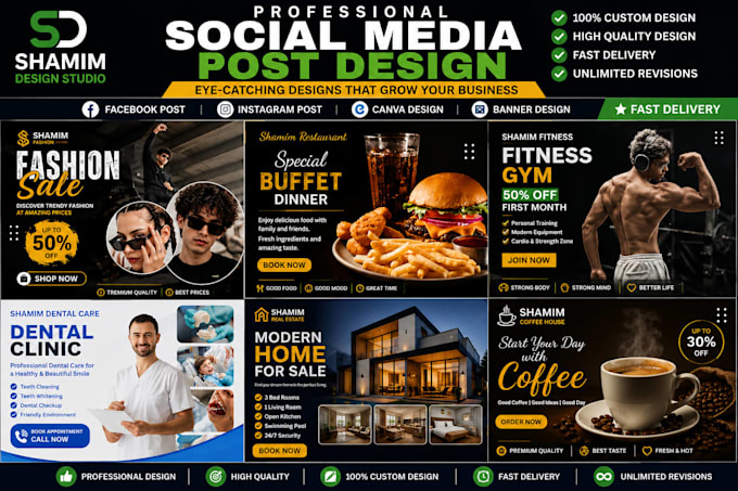 design social media posts