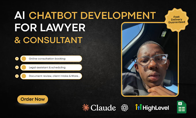 create ai chatbot development for lawyer consultant website