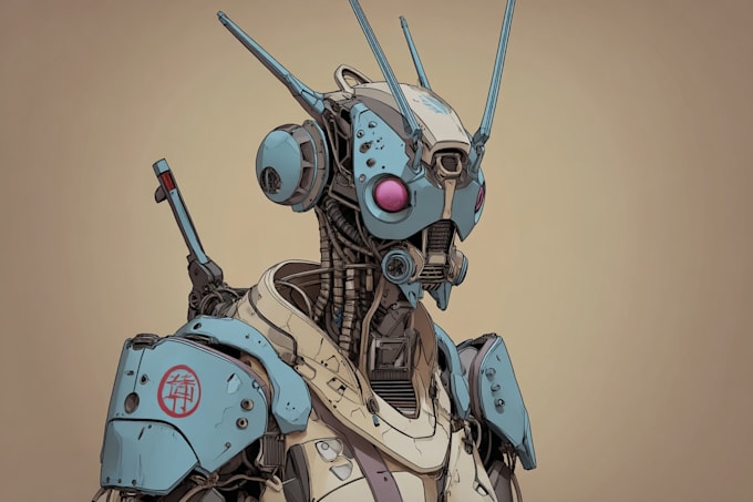 illustrate your mecha, robot and armored characters