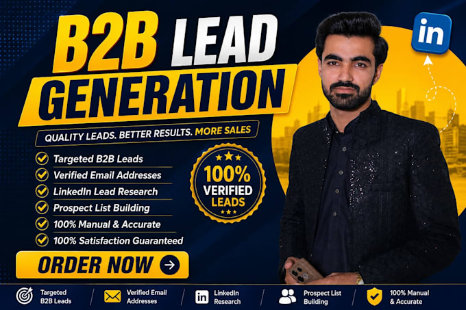provide b2b lead generation, targeted prospect list and verified email leads