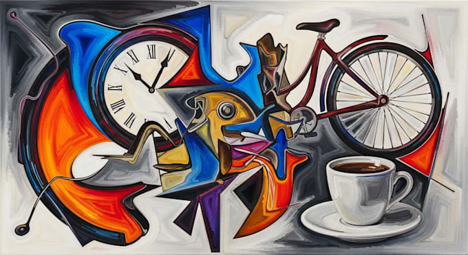make creative abstract art for you