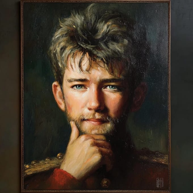 create oil painting digital oil painting