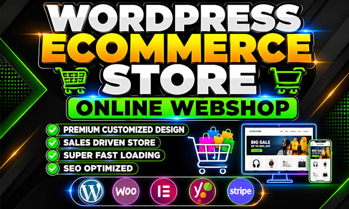 design, redesign and build an amazing woo commerce  website