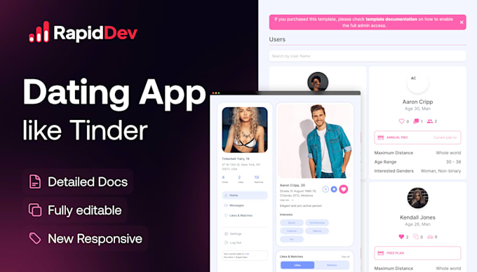build a dating app, matchmaking app, and tinder clone with bubble io
