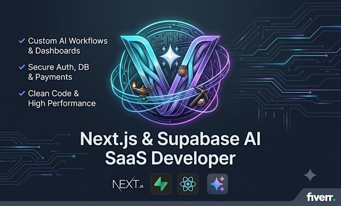 develop custom ai saas platforms and web apps with nextjs and supabase