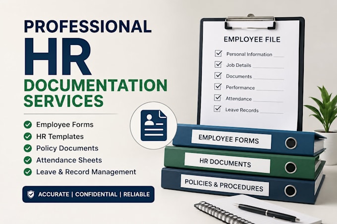 create professional HR forms, employee records and office documents