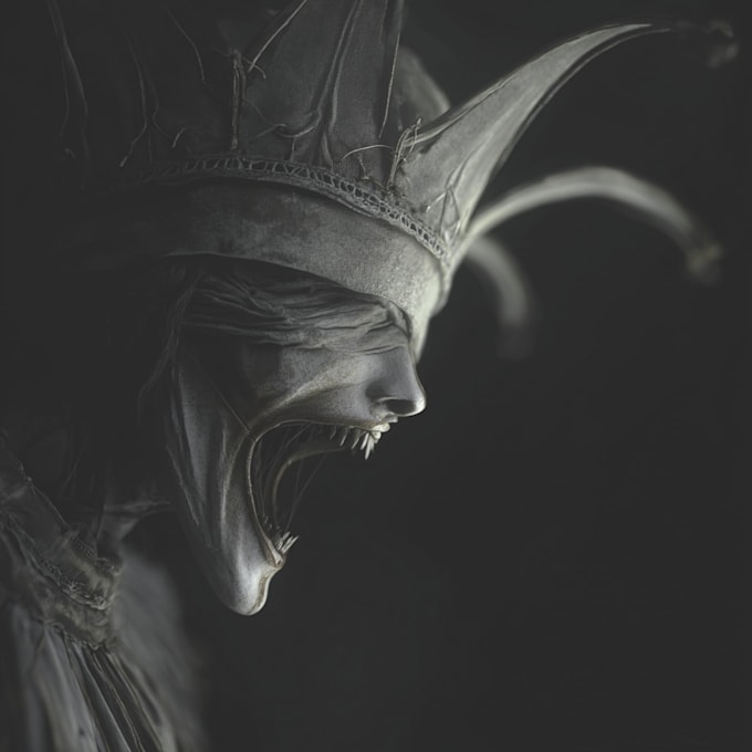 draw horror illustrations for your thumbnail or novel