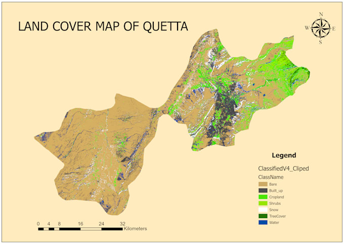 lulc classification and rs data analysis