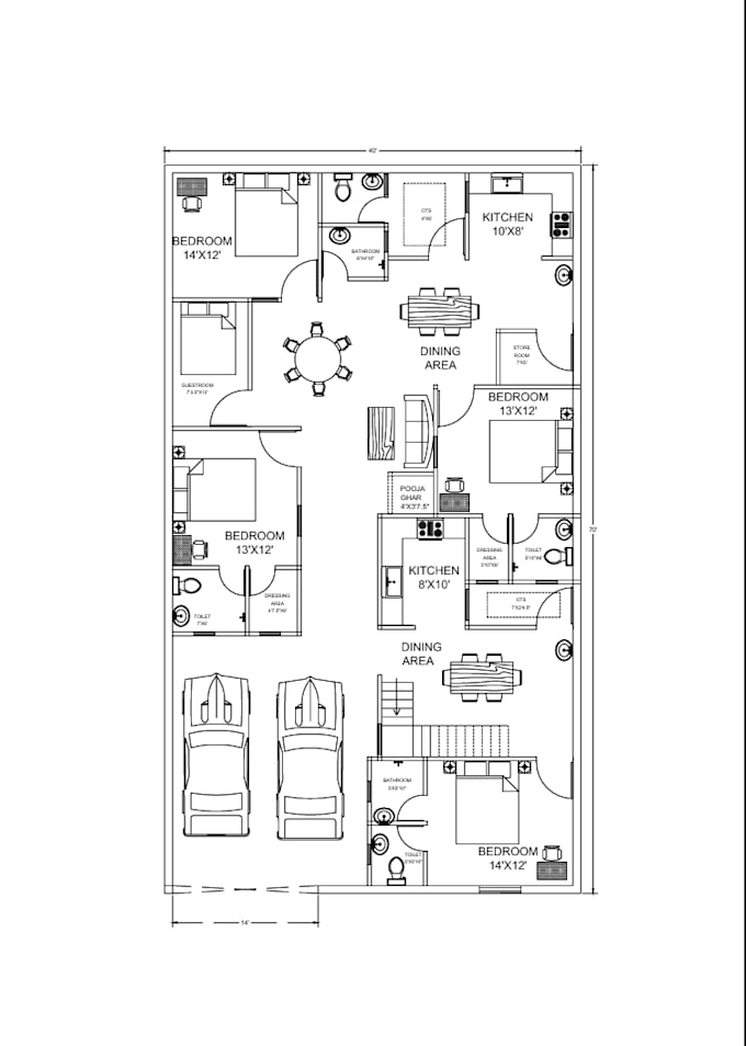 create 2d floor plan, section, and elevation in autocad