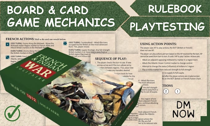 design your board game and develop your card game mechanics