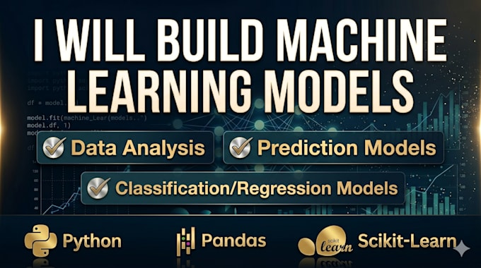 build machine learning models using python and scikit learn