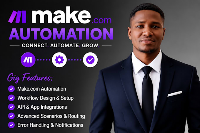 setup make com automation, fix make com, made com, make automation, make expert