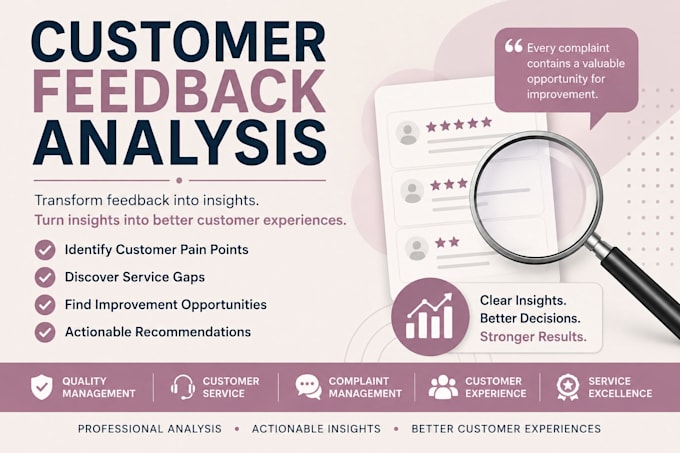 analyze customer feedback and provide actionable improvement recommendations
