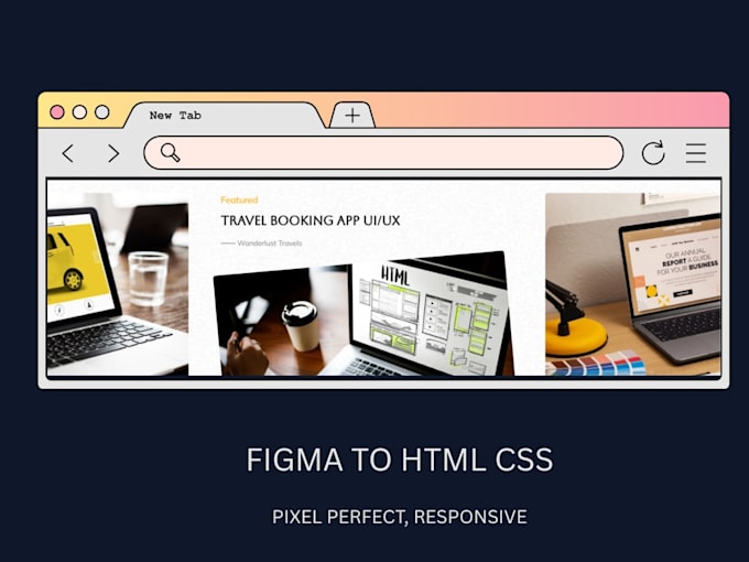 convert your figma design to HTML CSS for your business