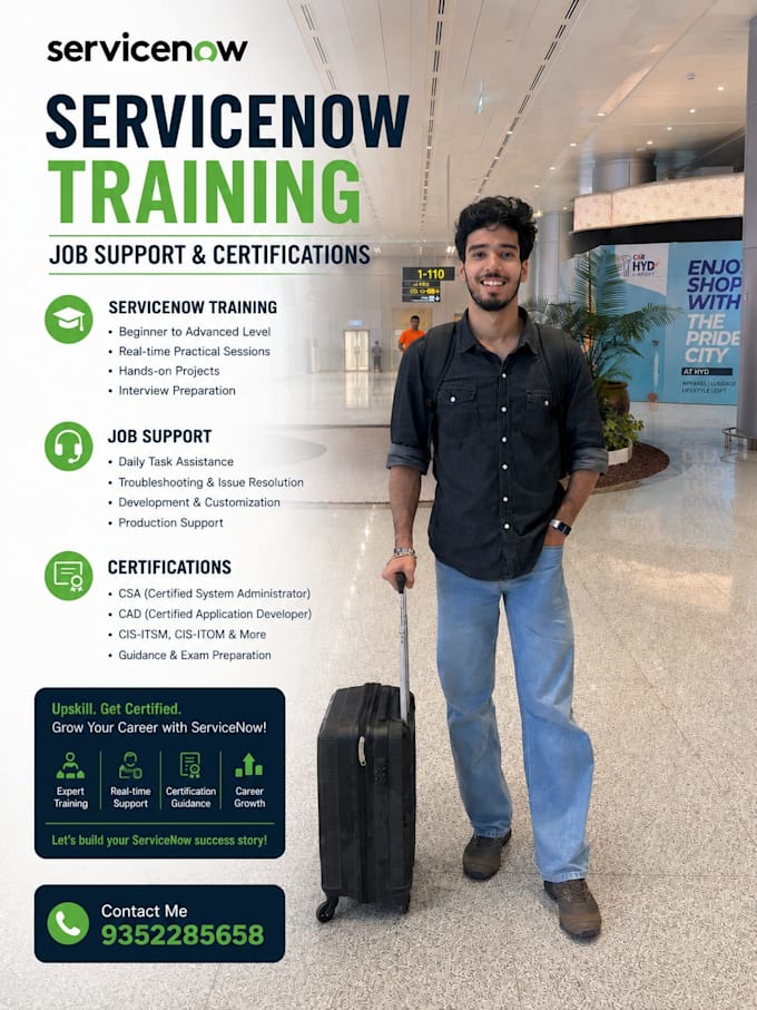provide you job support for servicenow modules