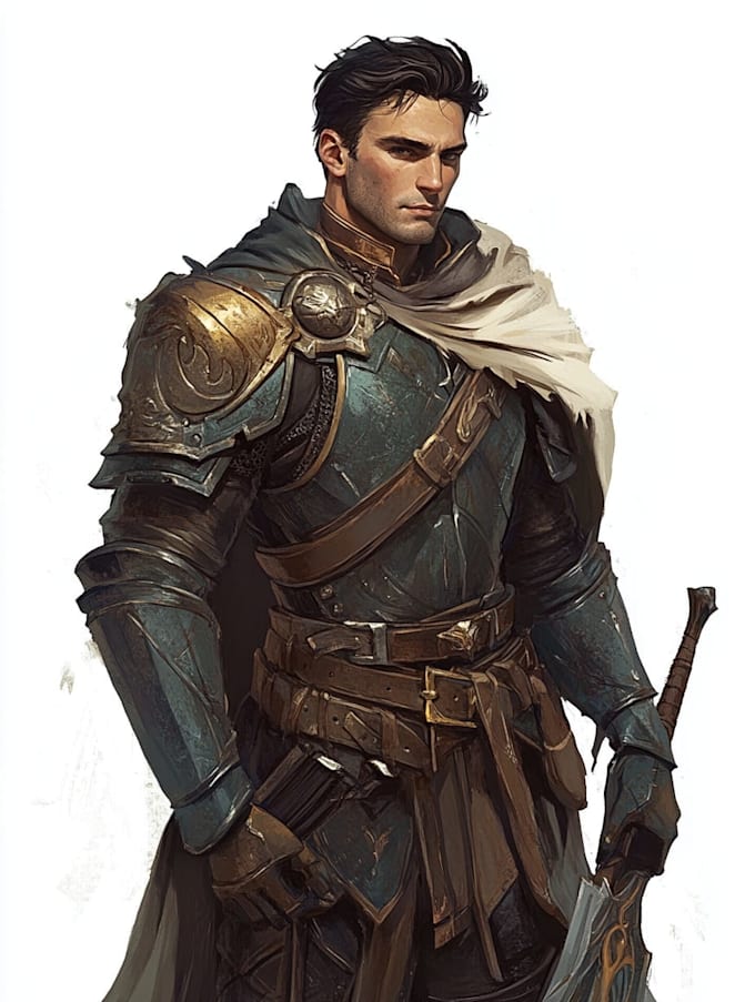 fantasy dnd character illustration