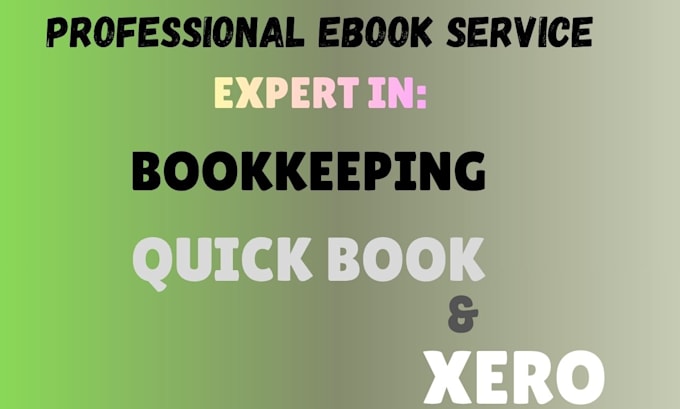do e book, quick book and bookkeeping