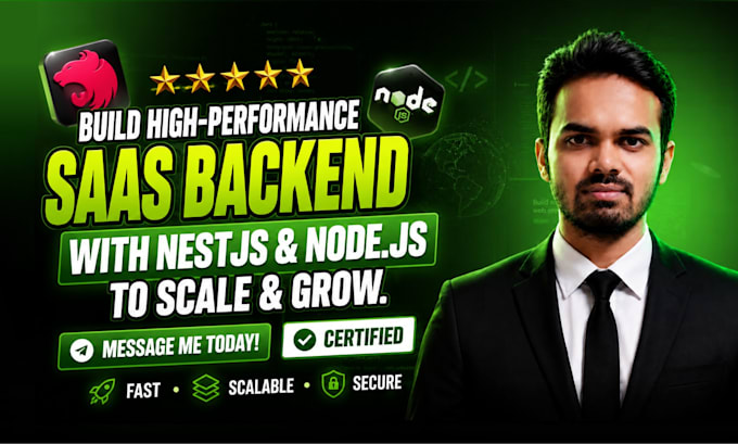 build high performance saas backend with nestjs, nodejs