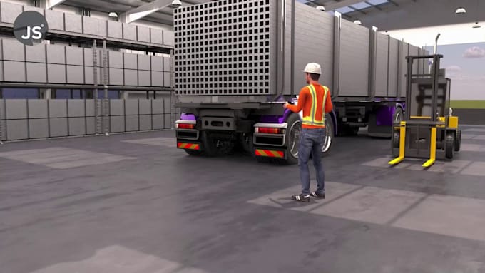 create 3d industrial animation manufacturing process engineering visualization