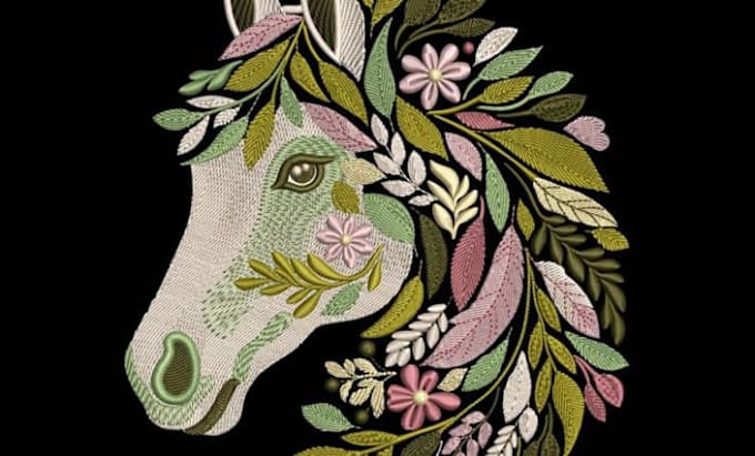 do embroidery digitizing design into dst pes pxf