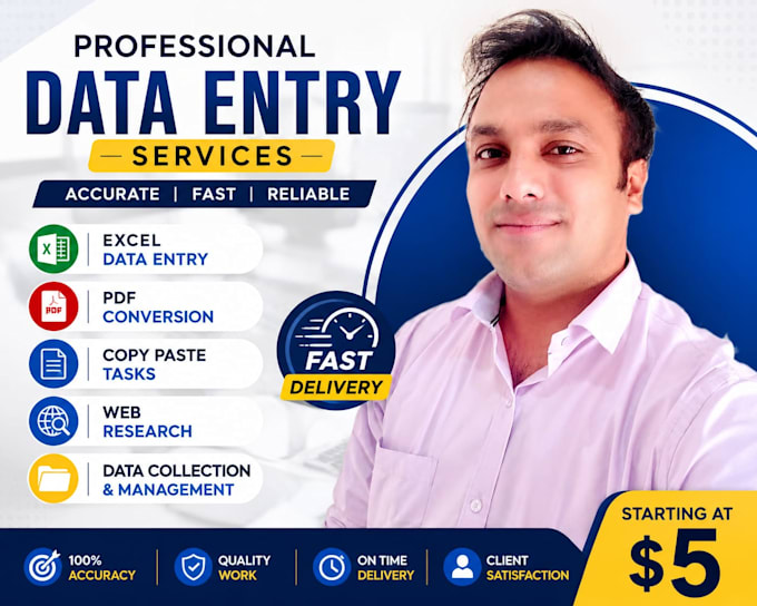 do accurate data entry, copy paste, and excel data entry
