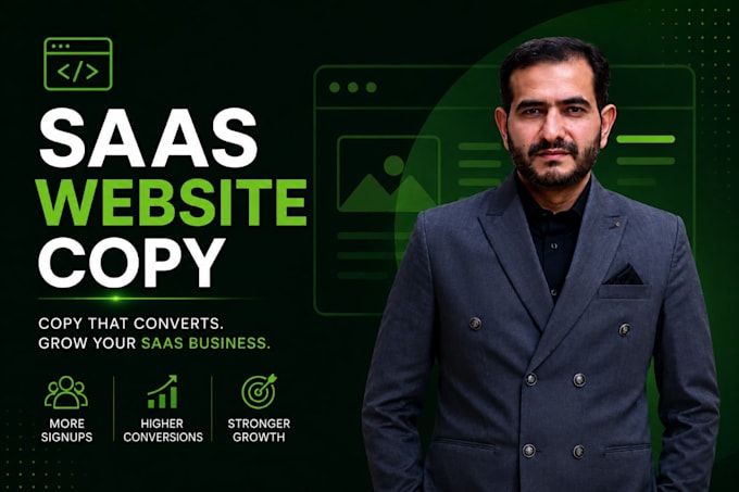 write saas website copy that converts visitors into customers