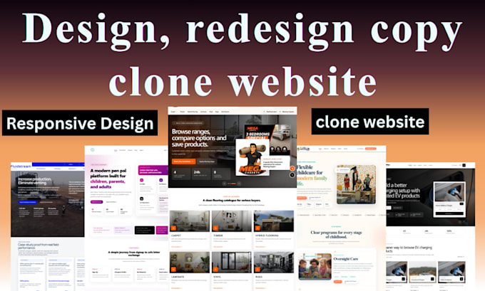 design redesign copy clone website