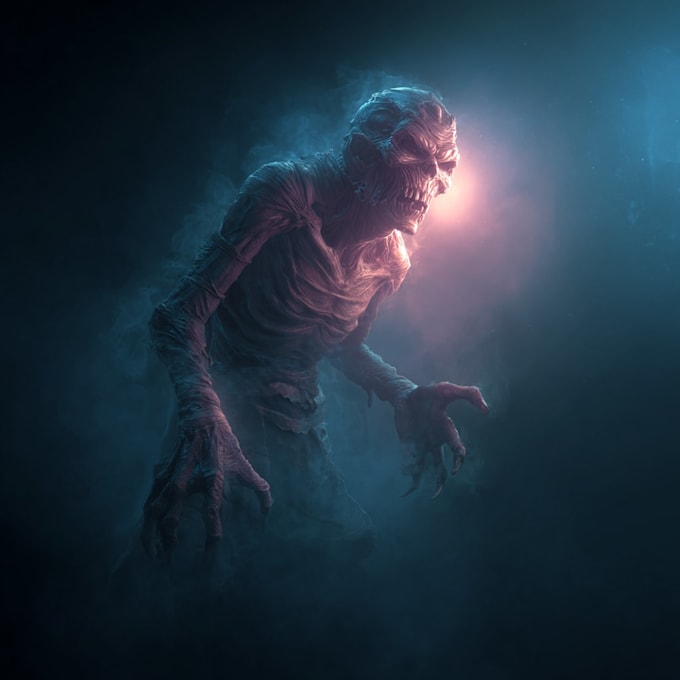 draw fantasy and horror illustrations