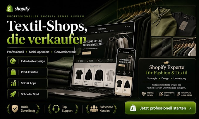 build a professional shopify store