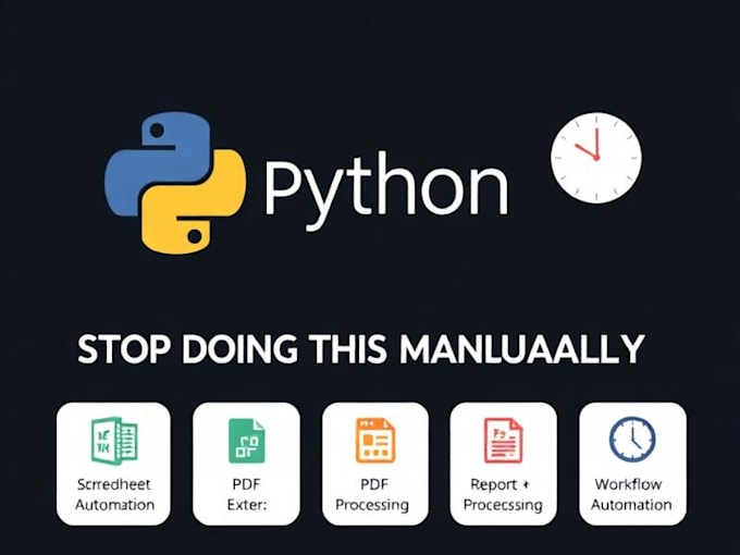 build automated python backend workflows and custom api workflow