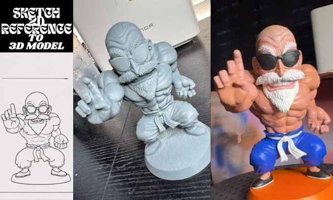 convert 2d to 3d, image to 3d character stl file 3d logo for 3d printing