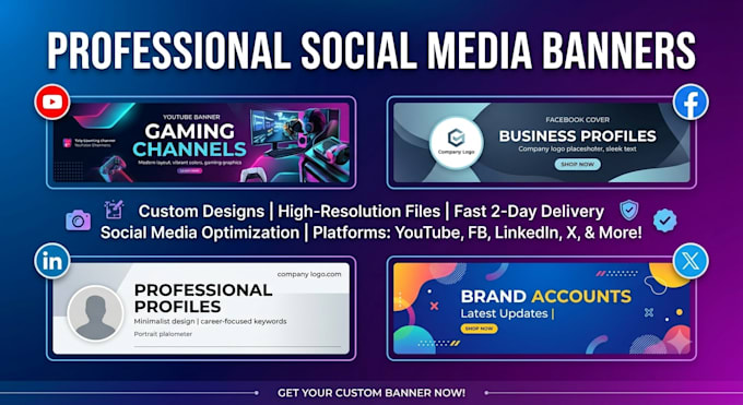 design social media banners