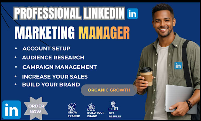 be your linkedin manager and content creator for personal branding and business
