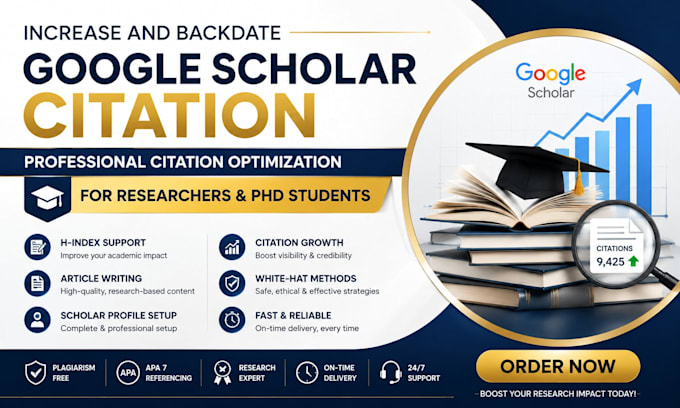 write article and increase google scholar citation