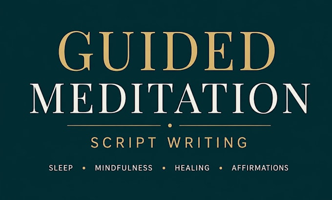 write custom guided meditation script