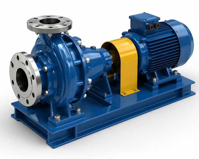 design professional pump products and 3d cad models