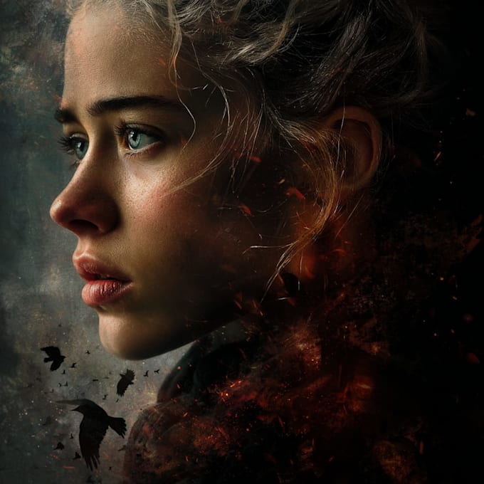 do design fantasy book cover art or e book cover design