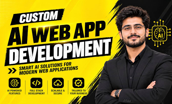 build ai web app, ai saas platform or openai chatbot for your website