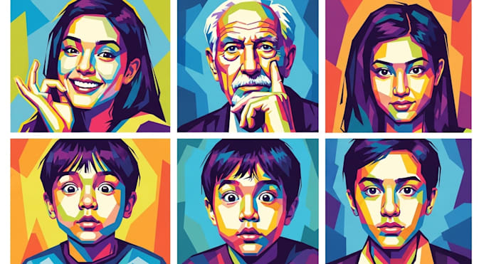 make a beautiful wpap pop art portrait