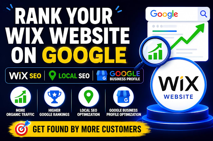 optimize wix website seo, optimize google business profile, wix website redesign
