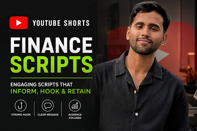 write youtube shorts scripts for finance and money channels