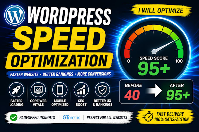 optimize wordpress speed and improve core web vitals